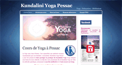 Desktop Screenshot of kundalini-yoga-pessac.org