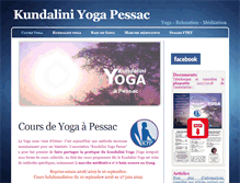 Tablet Screenshot of kundalini-yoga-pessac.org